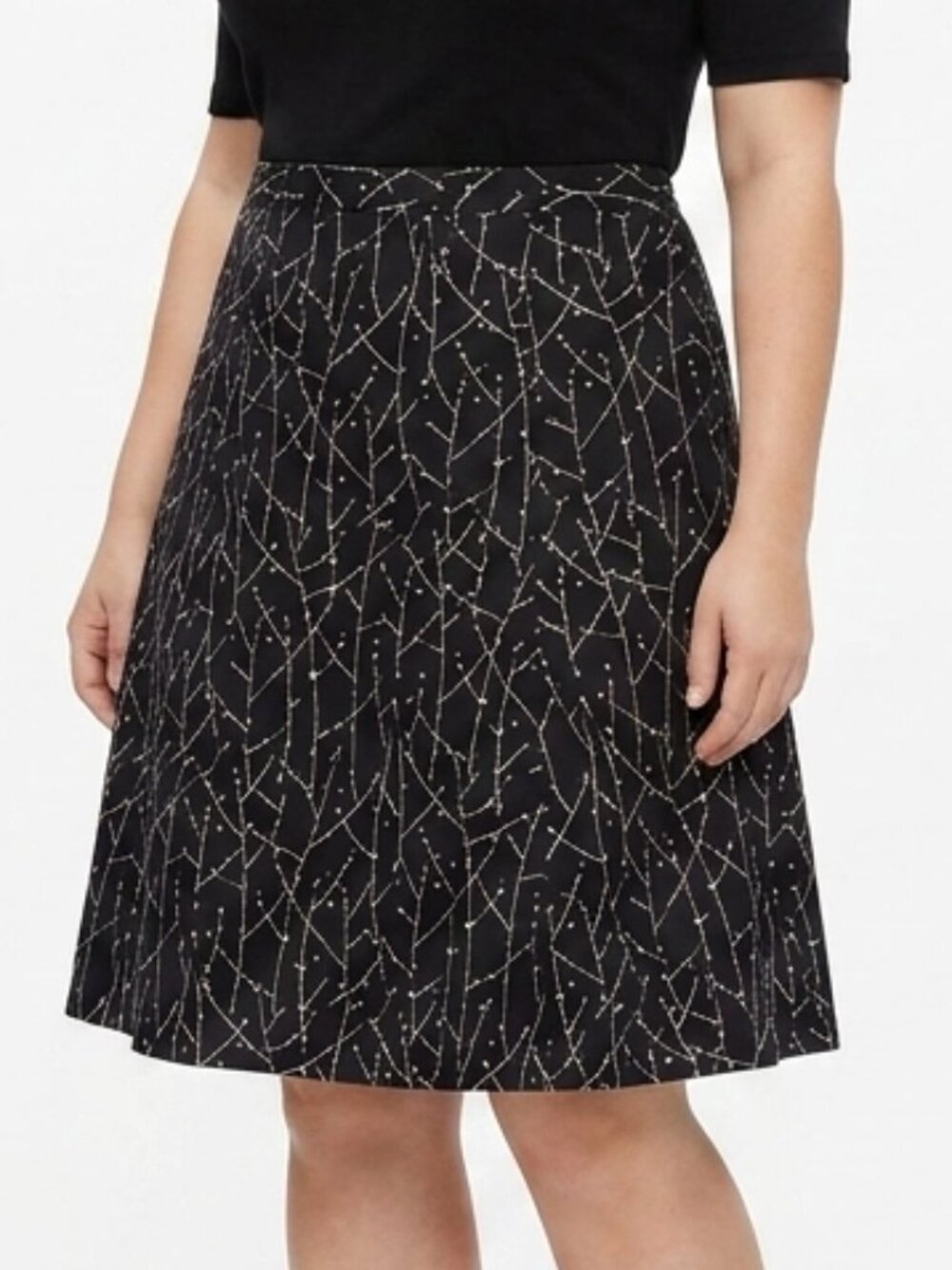 Jacob Cotton Print Flared Skirt- Sz. 11/12